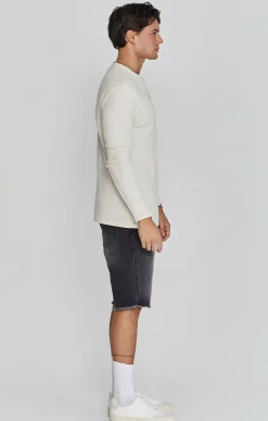 Ecru Henley T-Shirt