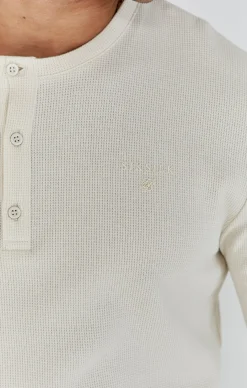 Ecru Henley T-Shirt