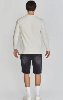 Ecru Henley T-Shirt