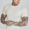Ecru Muscle Fit T-Shirt