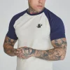 Ecru Navy Raglan T-Shirt