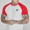 Ecru Red Raglan T-Shirt