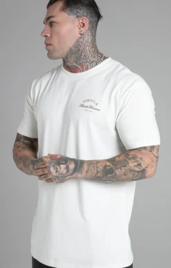 Ecru Relaxed Fit T-Shirt