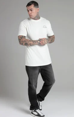 Ecru Relaxed Fit T-Shirt