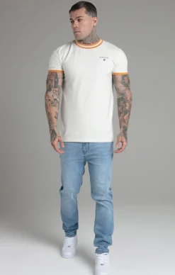 Ecru Ringer T-Shirt