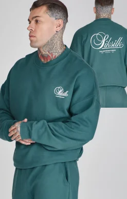 Green Graphic Sweater