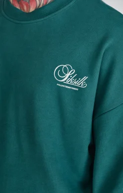 Green Graphic Sweater