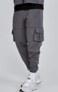 Grey Cargo Joggers