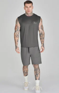 Grey Cargo Shorts