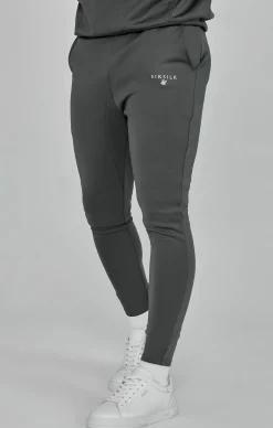 Grey Essentials Poly Joggers