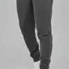 Grey Essentials Poly Track Pants