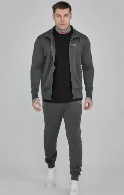 Grey Essentials Poly Track Pants