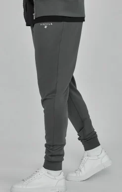 Grey Essentials Poly Track Pants