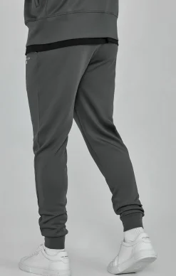 Grey Essentials Poly Track Pants