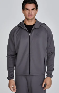 Grey Full Zip Hoodie