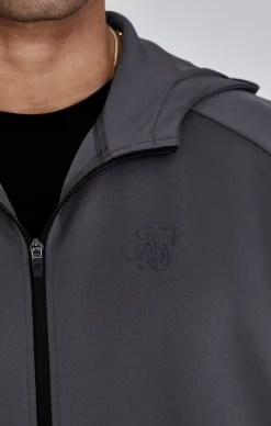 Grey Full Zip Hoodie