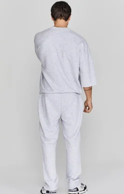 Grey Marl Cut Off Sweater