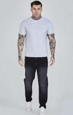 Grey Marl Logo T-Shirt