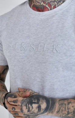 Grey Marl Logo T-Shirt