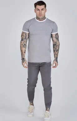 Grey Muscle Fit Joggers