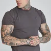 Grey Muscle Fit T-Shirt