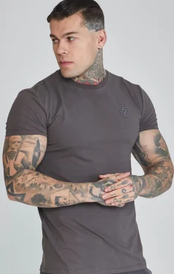 Grey Muscle Fit T-Shirt