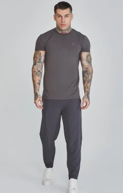 Grey Muscle Fit T-Shirt