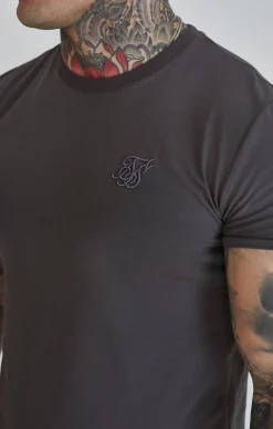 Grey Muscle Fit T-Shirt