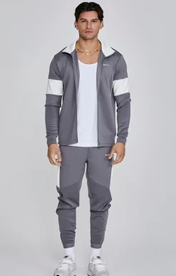 Grey Track Top