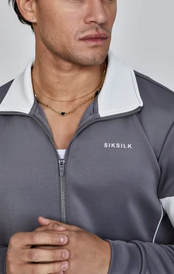 Grey Track Top
