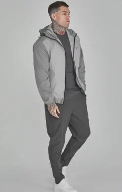 Grey Windbreaker