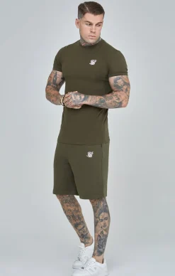 Khaki Essential Fleece Short