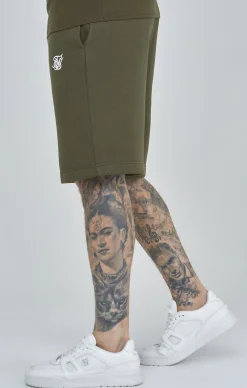 Khaki Essential Fleece Short