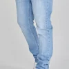 Light Blue Drop Crotch Jeans