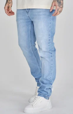 Light Blue Drop Crotch Jeans