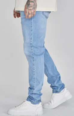 Light Blue Drop Crotch Jeans