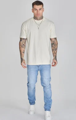 Light Blue Drop Crotch Jeans