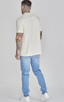 Light Blue Drop Crotch Jeans