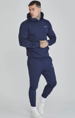 Navy Essentials Poly Hoodie