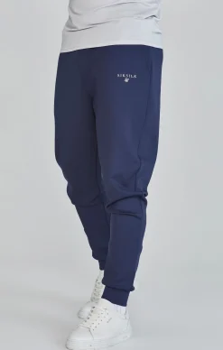 Navy Essentials Poly Track Pants