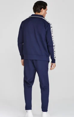 Navy Full Zip Track Top