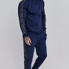 Navy Hoodie and Joggers Set