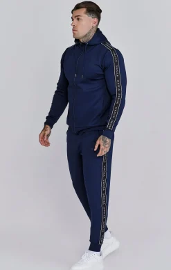 Navy Hoodie and Joggers Set