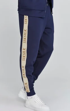 Navy Muscle Fit Joggers