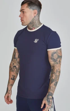Navy Ringer T-Shirt