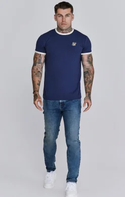 Navy Ringer T-Shirt