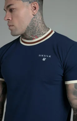 Navy Ringer T-Shirt