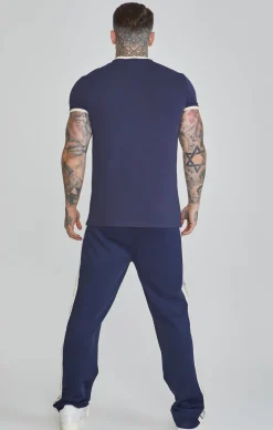 Navy Ringer T-Shirt