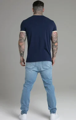 Navy Ringer T-Shirt