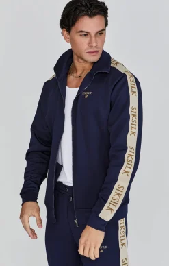 Navy Track Top